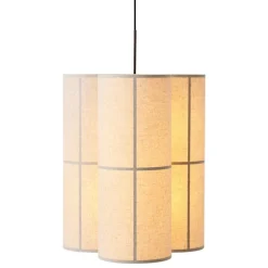 Audo Copenhagen Hashira taklampa, kluster, stor, rå linne