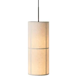 Audo Copenhagen Hashira taklampa, stor, rå linne