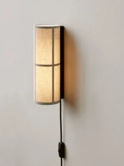 Audo Copenhagen Hashira vägglampa, rå linne