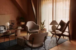 Audo Copenhagen Houkime matta, 170 x 240 cm, midnight blue