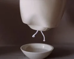 Audo Copenhagen Hydrous blomkruka, 12 cm, askgrå