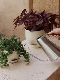 Audo Copenhagen Hydrous blomkruka, 20 cm, askgrå