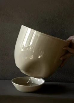 Audo Copenhagen Hydrous blomkruka, 20 cm, askgrå