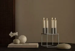 Audo Copenhagen Kubus 4 ljushållare, zink
