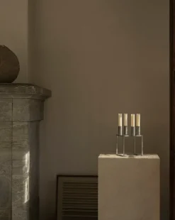 Audo Copenhagen Kubus 4 ljushållare, zink