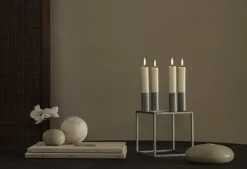 Audo Copenhagen Kubus 4 ljushållare, zink