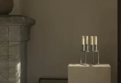 Audo Copenhagen Kubus 4 ljushållare, zink