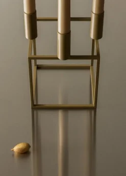 Audo Copenhagen Kubus 4 ljushållare, oliv