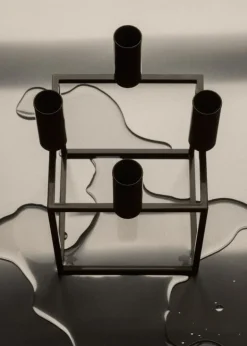 Audo Copenhagen Kubus 4 ljushållare, oliv