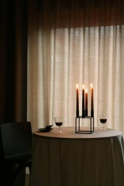 Audo Copenhagen Kubus 4 ljushållare, svart