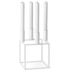 Audo Copenhagen Kubus 4 ljushållare, vit