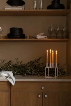 Audo Copenhagen Kubus 4 ljushållare, vit