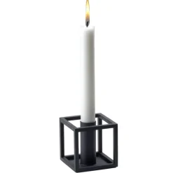 Audo Copenhagen Kubus 1 ljushållare, svart