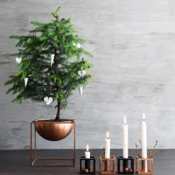 Audo Copenhagen Kubus 1 ljushållare, svart