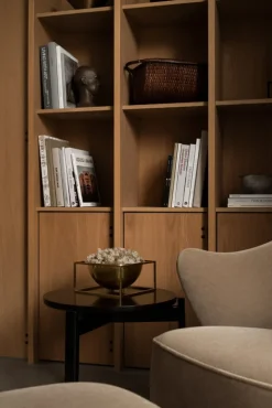 Audo Copenhagen Kubus Centrepiece skål, stor, guldpläterad