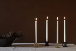 Audo Copenhagen Kubus Micro ljushållare, 2 st., guldpläterad