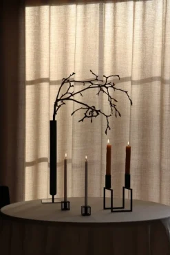 Audo Copenhagen Kubus Micro ljusstake, 2 st, svart