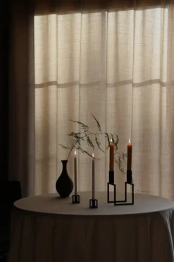 Audo Copenhagen Kubus Micro ljusstake, 2 st, svart