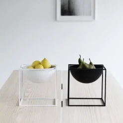 Audo Copenhagen Kubus skål, stor, vit