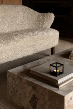 Audo Copenhagen Kubus T ljushållare, svart