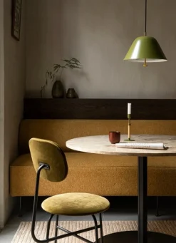 Audo Copenhagen Levitate pendellampa, 40 cm, salviagrön - mässing