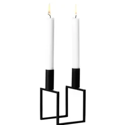 Audo Copenhagen Line ljushållare, svart