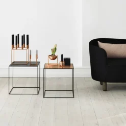 Audo Copenhagen Line ljushållare, svart