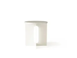 Audo Copenhagen Marmorskiva till Androgyne-bordet, vit