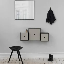 Audo Copenhagen ML42 pall, 48 cm, svartbetsad bok