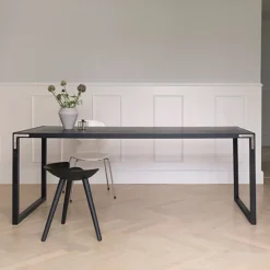 Audo Copenhagen ML42 pall, 48 cm, svartbetsad bok