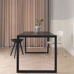 Audo Copenhagen ML42 pall, 48 cm, svartbetsad bok