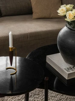 Audo Copenhagen Passage vardagsrumsbord, 50 cm, mörk ek