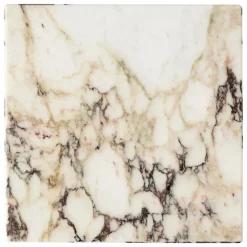 Audo Copenhagen Plinth bord, högt, Calacatta Viola-marmor