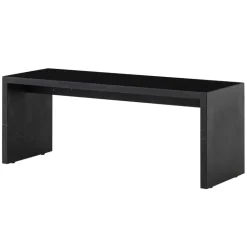 Audo Copenhagen Plinth Bridge bord, svart Marquina-marmor