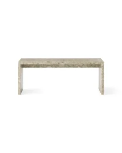 Audo Copenhagen Plinth Bridge bord, Kunis Breccia-marmor
