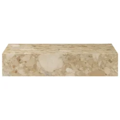 Audo Copenhagen Plinth Grand bord, Kunis Breccia marmor