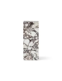 Audo Copenhagen Plinth Pedestal sockel, Calacatta Viola-marmor