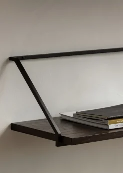 Audo Copenhagen Rail hylla, mörkbehandlad ek - svart