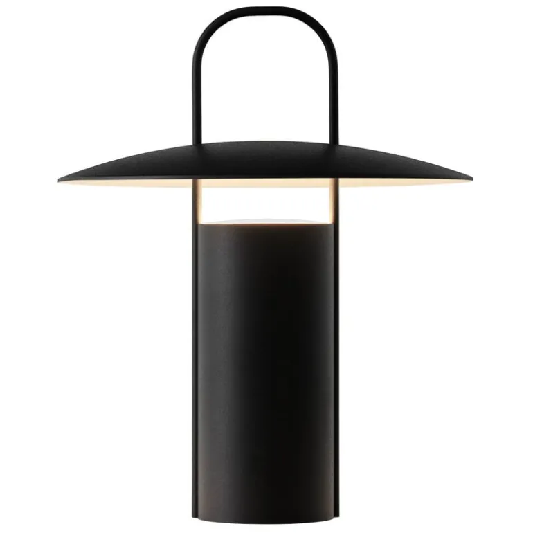Audo Copenhagen Ray bärbar bordslampa, svart