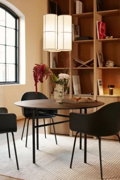 Audo Copenhagen Snaregade runt bord, 120 cm, mörkbetsad ek