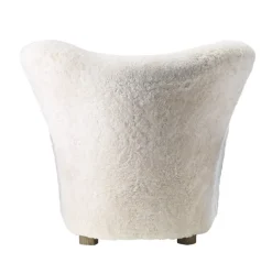 Audo Copenhagen The Tired Man fåtölj, Moonlight fårfäll