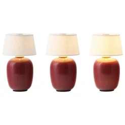 Audo Copenhagen Torso Portable bordslampa, rubin