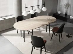 Audo Copenhagen TR Bulb pendellampa med ram, svart - matt opal