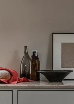 Audo Copenhagen Triptych keramikskål, 30 cm, mocha