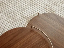 Audo Copenhagen Umanoff sidobord, 60 cm, valnöt - borstad mässing