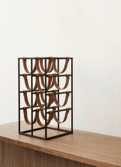 Audo Copenhagen Umanoff vinställ, svart - cognac