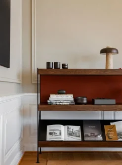 Audo Copenhagen Zet förvaringssystem bakpanel, tegelröd