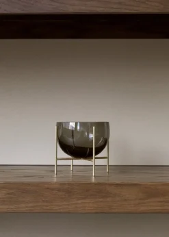 Audo Copenhagen Zet förvaringssystem, H70, svart stål - mörk betsad ek