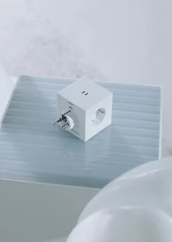 Avolt Square 2 USB-C vägguttag med förlängning, opalvit, Avolt x Martinelli Luce