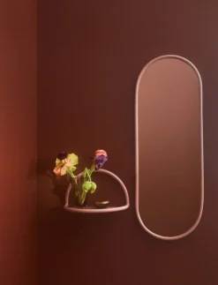 AYTM Angui spegel 108 x 39 cm, rosa